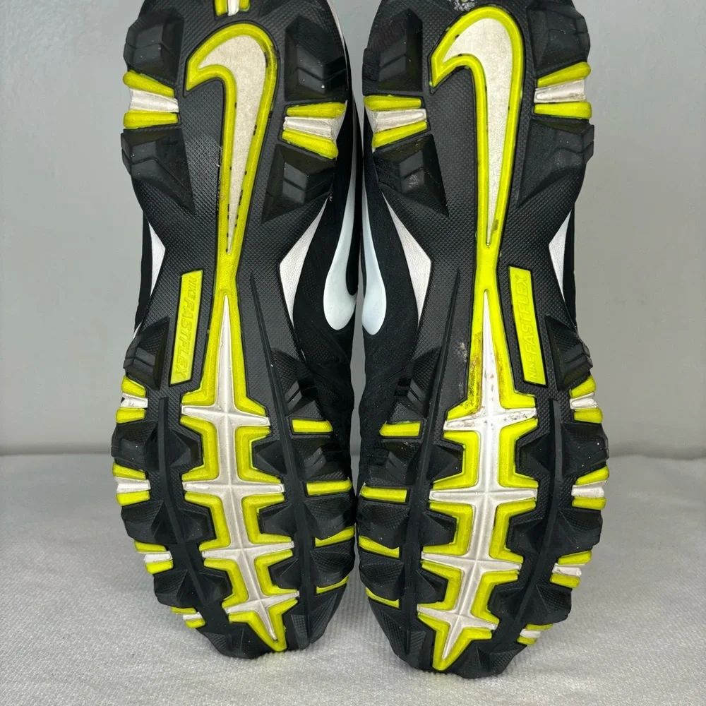 Men’s Nike Alpha FastFlex Sporting Football Cleats Black‎ White 11.5 US NFL